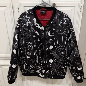 Fresh Hoods Men’s L Black Bomber Jacket